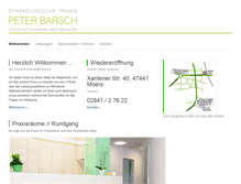 Tablet Screenshot of praxis-barsch.de